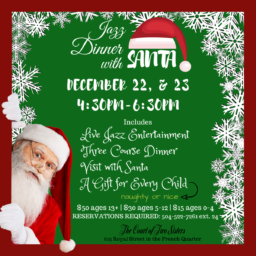 Jazz Dinner with Santa Dec. 22 & 23!